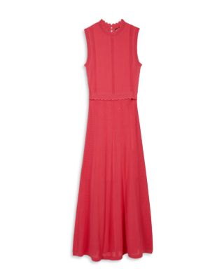 The Kooples Open Knit Maxi Dress
