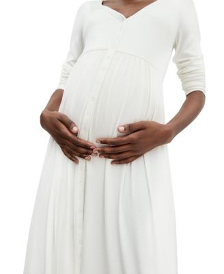 The Softest Rib Nursing Dress