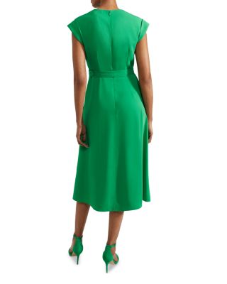 Meera Belted Midi Dress