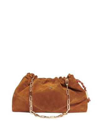 ba&sh - June Small Suede Clutch