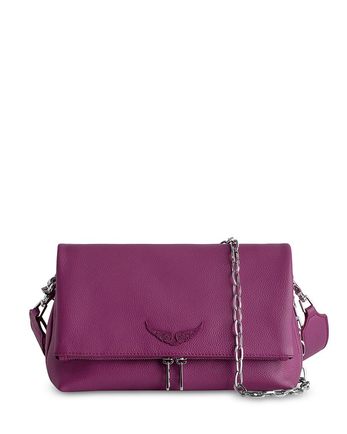 Zadig & Voltaire Rocky Chance Leather Crossbody In Glam