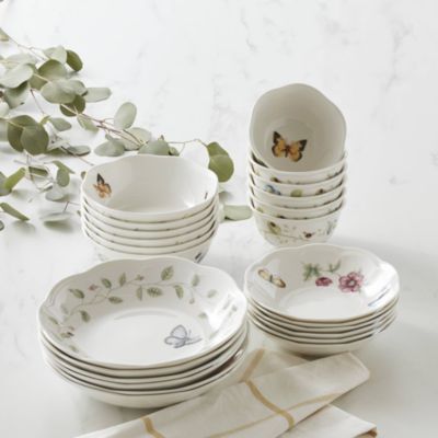 Butterfly Meadow 24 Piece Bowl Set