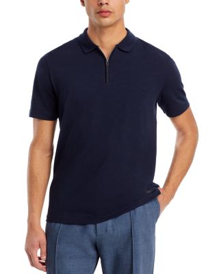 HUGO - Dekok Quarter Zip Short Sleeve Polo Shirt