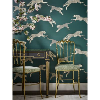 Leaping Cheetah Wallcovering