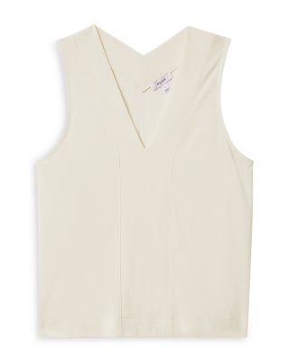 Mira Sleeveless V Neck Top