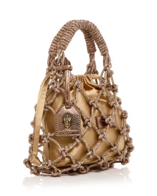 Small Embellished Macrame Tote
