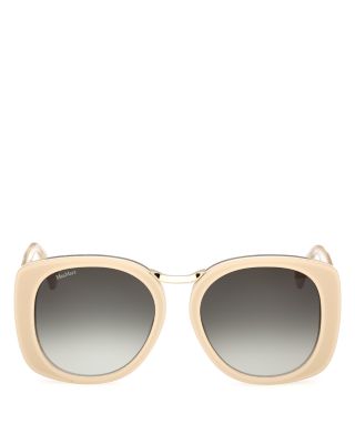 Bridge Gradient Round Sunglasses, 55mm