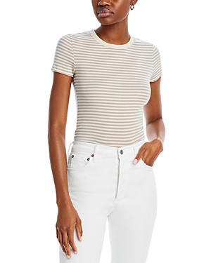 Shop Ag Hutton Striped Tee In Bengal Stripe