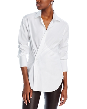 Indiana Collared Asymmetric Button Front Shirt