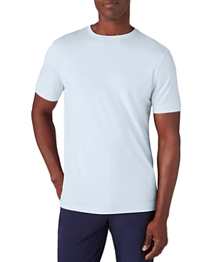 Shop Mizzen + Main Mizzen+main Knox T-shirt In Sky Solid