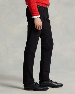 Stretch Varick Slim Straight Fit Jeans in Black
