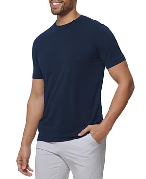 Shop Mizzen + Main Mizzen+main Knox T-shirt In Navy Solid