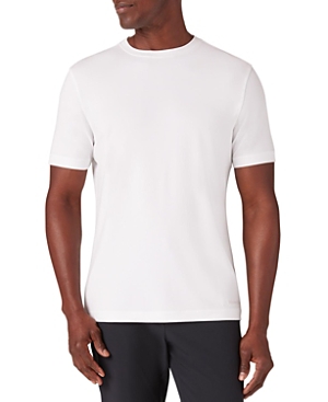 Shop Mizzen + Main Mizzen+main Knox T-shirt In White Solid