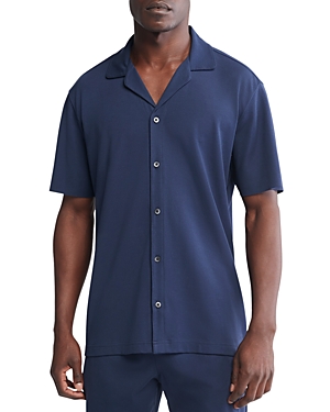 Calvin Klein Stretch Regular Fit Button Down Sleep Shirt