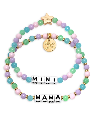 Little Words Project Large and Medium Kids Mini and Mama Bracelets