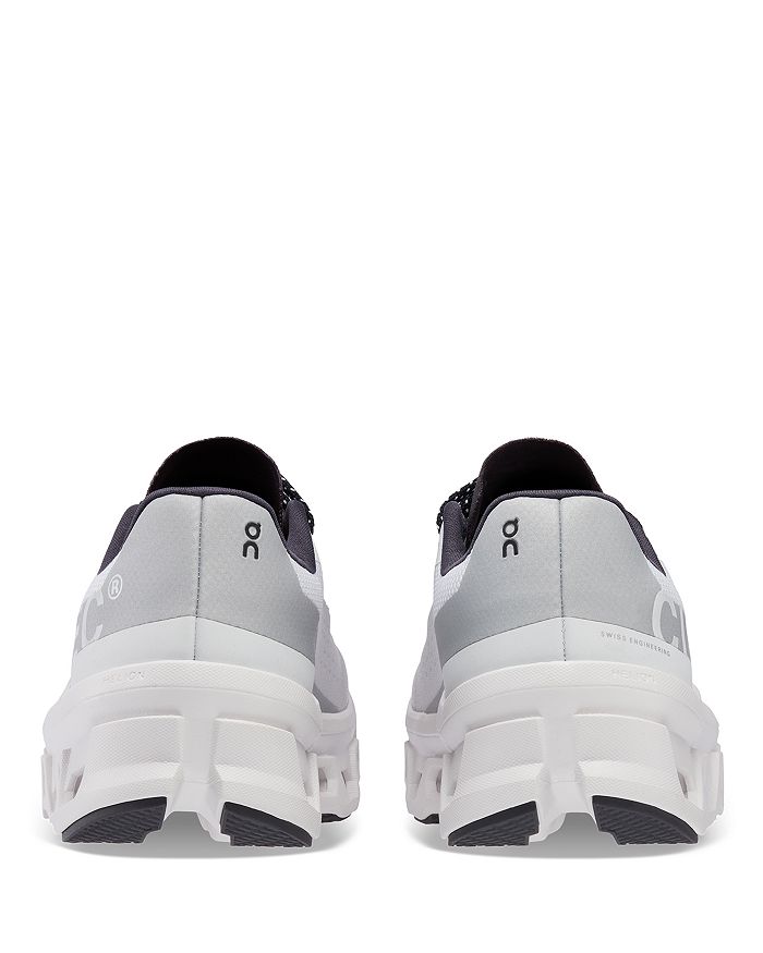 On Cloudmster Running Shoe In All White