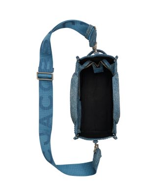 The Crystal Denim Small Tote Bag