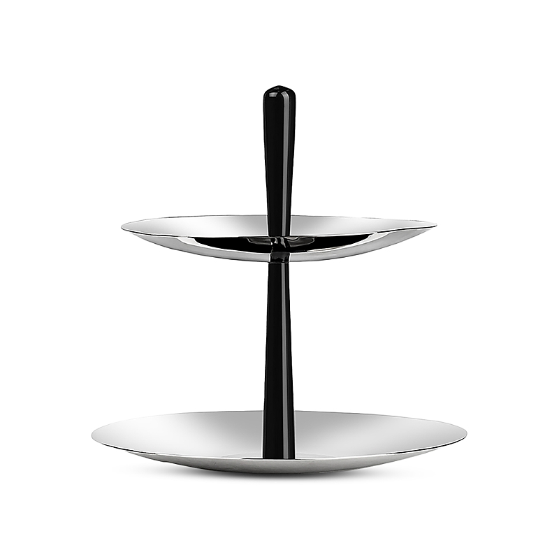 Nambe Circa Two-tiered Server In Silver