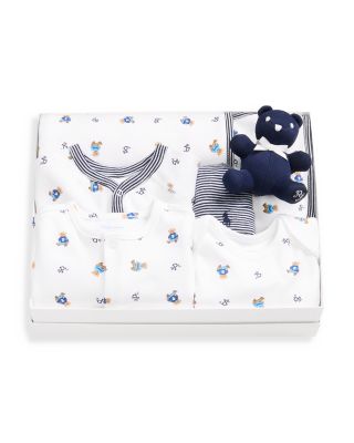 Ralph Lauren - Boys' Polo Bear Cotton 7 Piece Gift Set - Baby