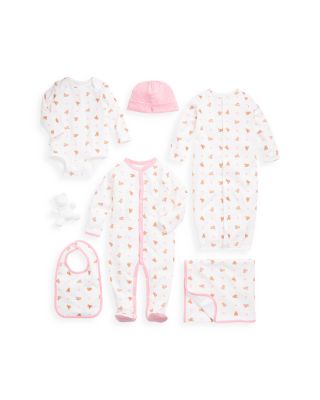 Girls' Polo Bear Cotton 7 Piece Gift Set - Baby