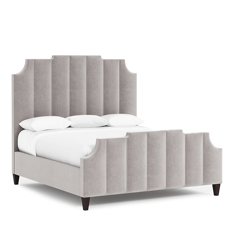Bernhardt Bayonne Panel King Bed In Light Gray/b-