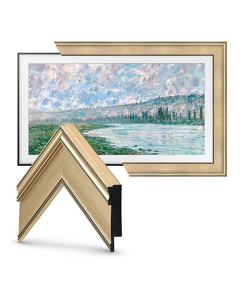 Deco Tv Frames 65 Frame For Samsung The Frame Tv 2021-2024 In Champagne Gold