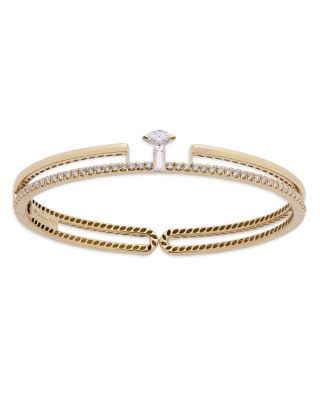 Miseno Jewelry - 18K Yellow Gold Procida Diamond Bangle Bracelet