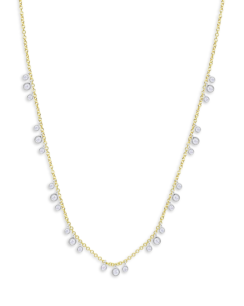 Meira T 14K Yellow Gold Scattered Diamonds Necklace, 18