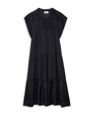 Rito Tiered Satin Dress