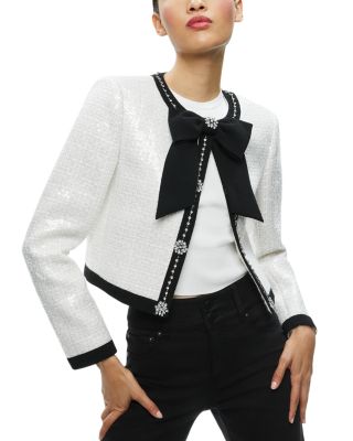 Alice and olivia embellished jacket hotsell