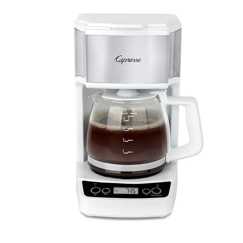 Capresso 5 Cup Mini Drip Coffee Maker In White