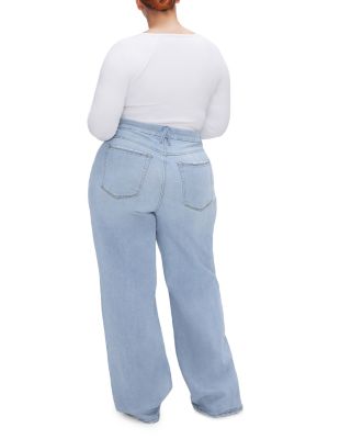 Good Skate High Rise Wide Leg Jeans in Indigo