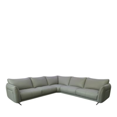 Paulie 3-Piece Leather Sectional - Exclusive