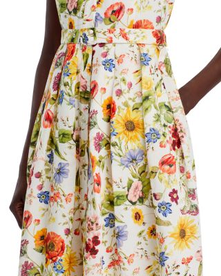 Belted Floral Shirtdress