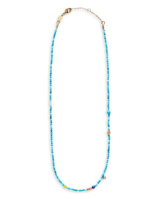 Anni Lu Dotty Multi Gemstone Beaded Necklace, 15.75-17.32