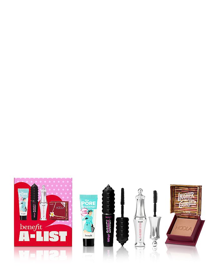 Benefit Cosmetics Mini Mascara, Brow Setter, Bronzer & Primer Set (62