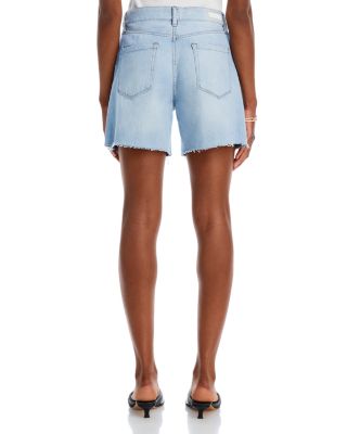 High Rise Denim Cutoff Shorts