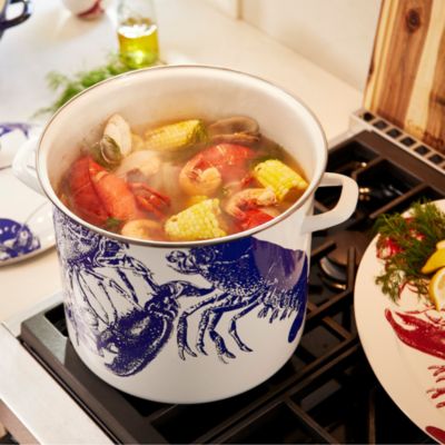 16 Qt Enameled Stock Pot