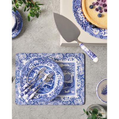 Blue Italian Cake Server