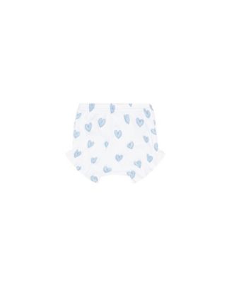 Girls' Blue Heart Print Diaper Cover Set - Baby, Little Kid