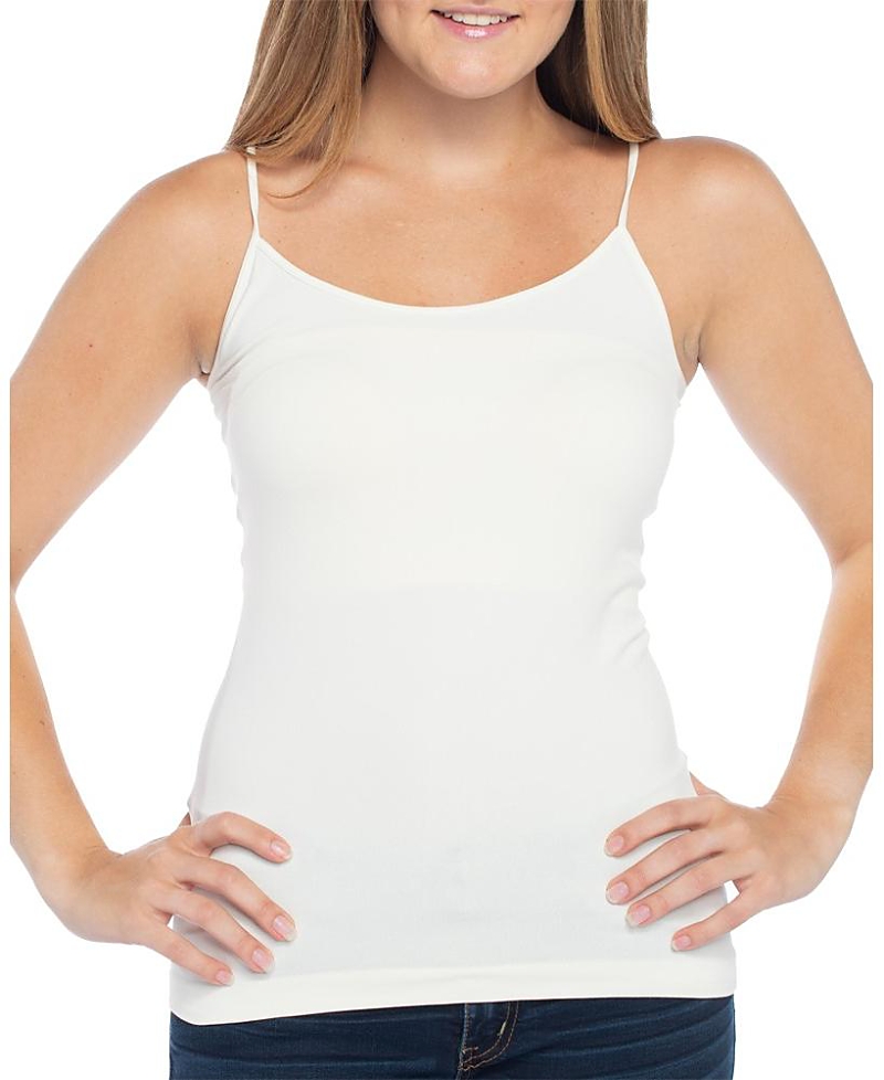 Malibu Sugar Solid Full Cami - Big Kid In White