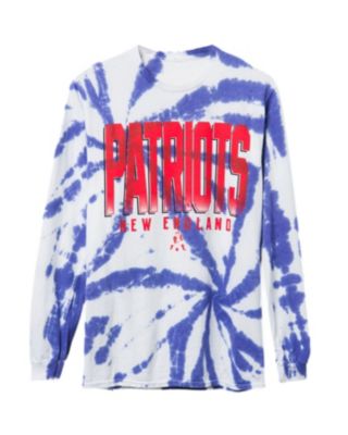 Unisex NFL New England Patriots Game Time Tie Dye Long Sleeve