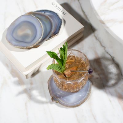 Pedra Gemstone Coasters, Set of 4