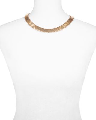 Flat Stretch Collar Necklace, 18.5"