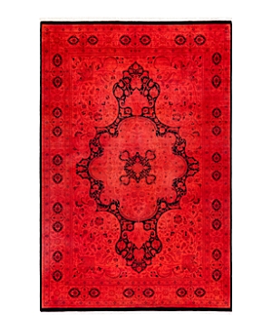 Bloomingdale's Fine Vibrance M1560 Area Rug, 6' X 9'3 In Orange
