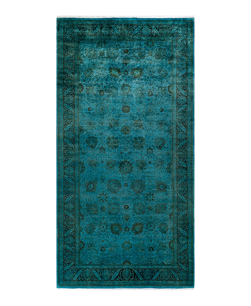 Bloomingdale's Fine Vibrance M1560 Area Rug, 6' X 12'1 In Blue