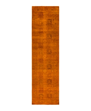 Bloomingdale's Fine Vibrance M1482 Runner Area Rug, 3'1 X 11'8 In Orange