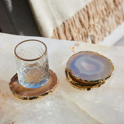 Lumino Gemstone Coasters, Set of 4