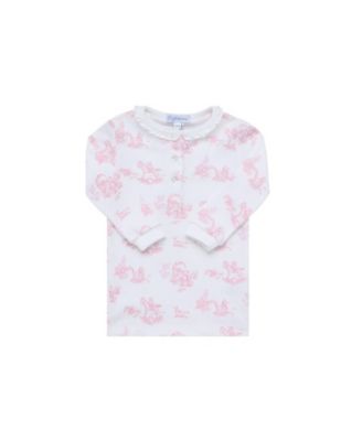 Girls' Pink Toile Print Pajama - Little Kid