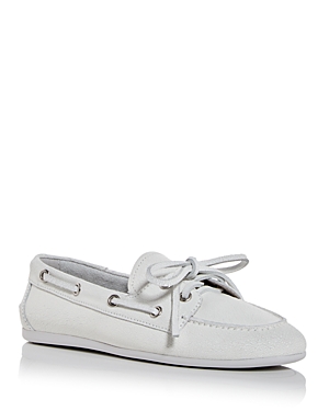 Jeffrey Campbell Women's Boast Loafers In White Crackle